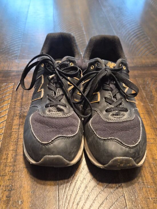 New Balance 574 Classic Black Size 7 GC574GL main image 4